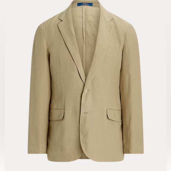 Polo by Ralph Lauren Men’s Three Button Linen Blazer Size medium Quiet Luxury